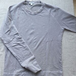 James Perse Charcoal Long Sleeve Top